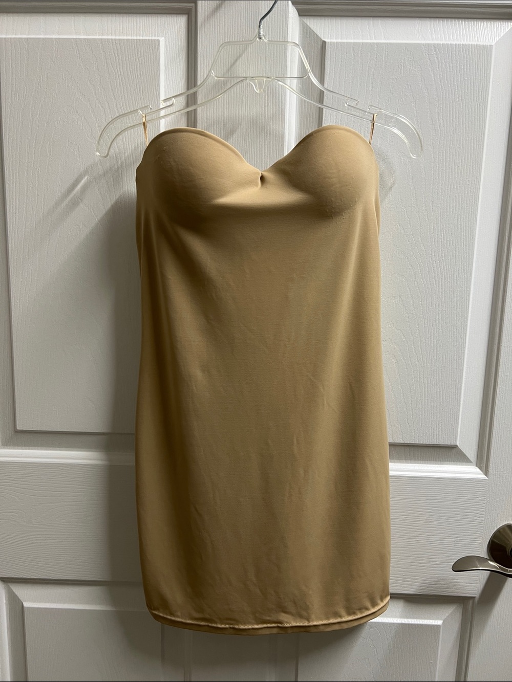 Flexees Strapless Nude tan Shaping Slip 36C